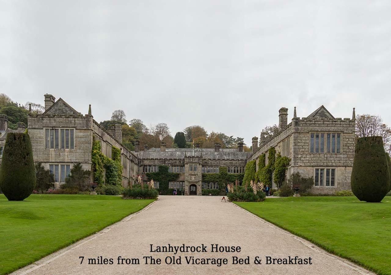 The Old Vicarage Bed & Breakfast Luxulyan Bagian luar foto